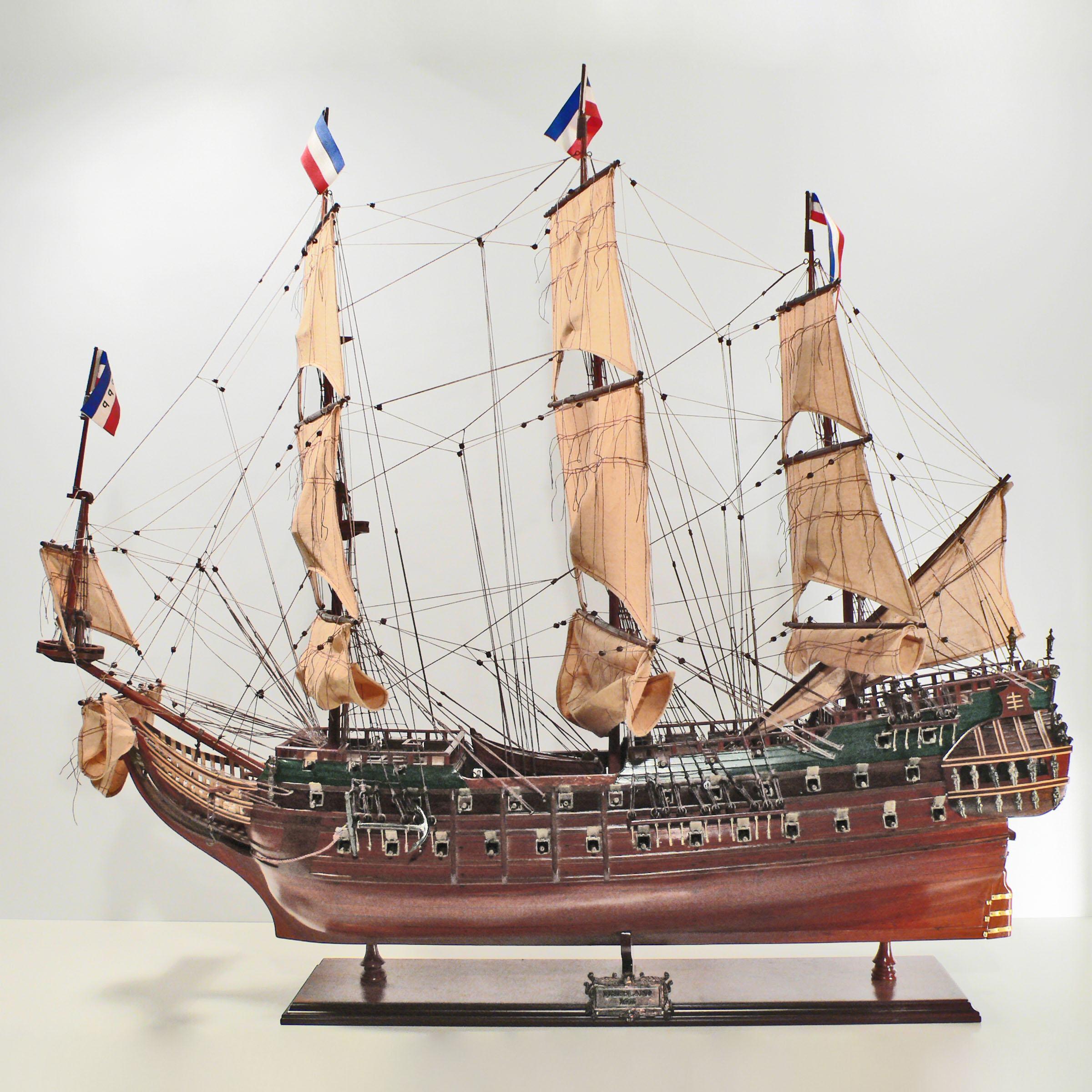 Modello di veliero storico fatto a mano del Friesland
